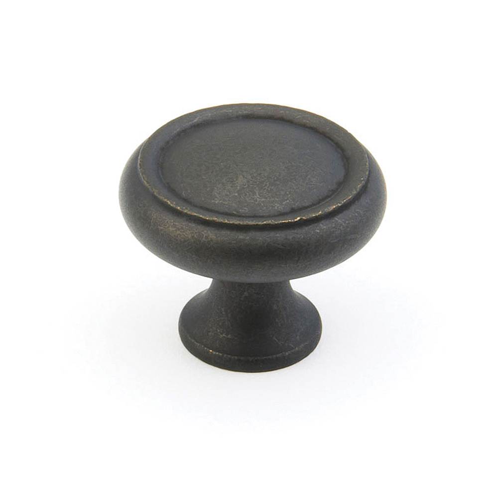Schaub And Company - Knob, Distressed Bronze, 1-1/4'' dia - Distressed Bronze