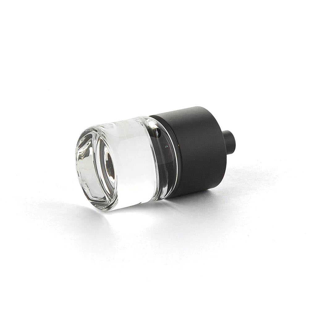 Schaub And Company - Knob, Cylinder Glass, Oil Rubbed Bronze, 7/8'' dia - Oil Rubbed Bronze