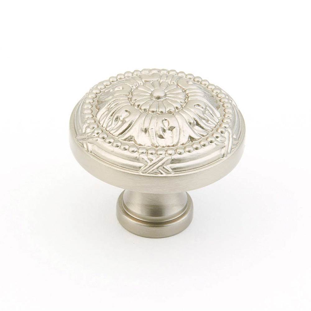 Schaub And Company - Knob, Satin Nickel, 1-1/2'' dia - Satin Nickel