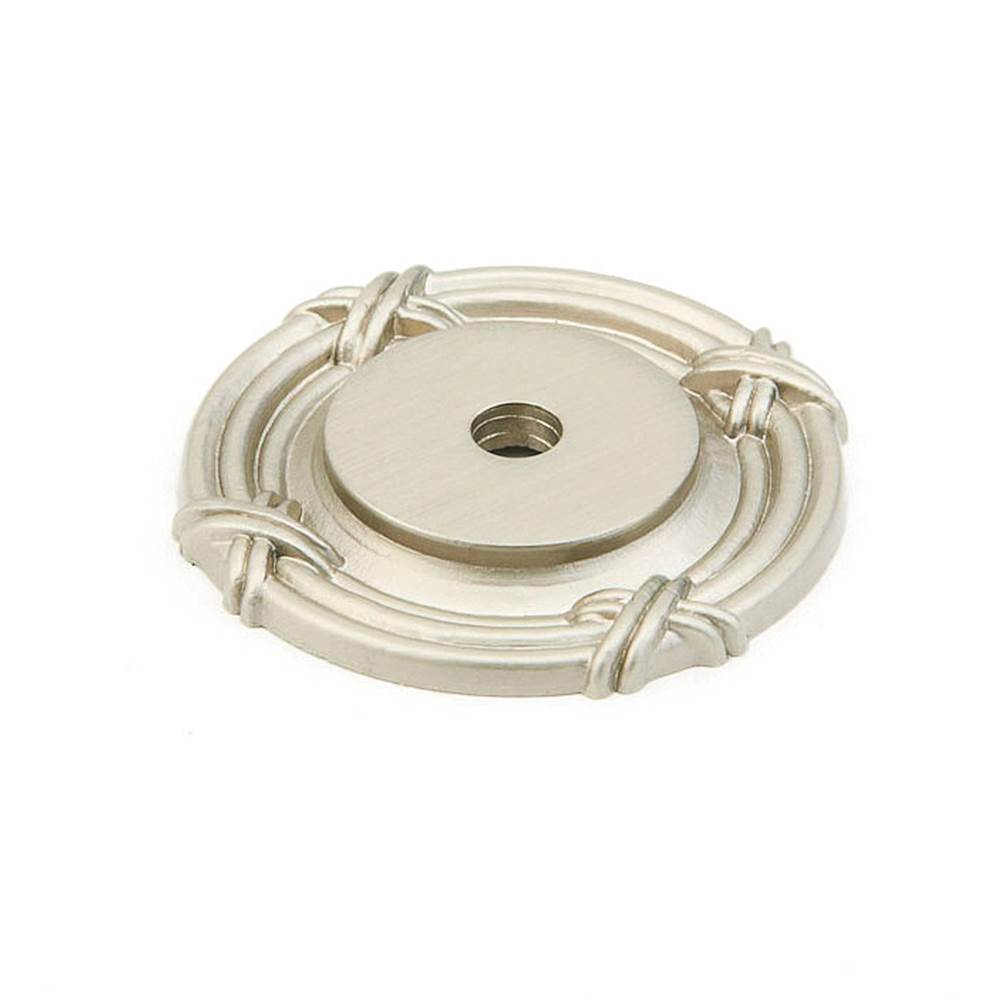 Schaub And Company - Backplate, Satin Nickel, 1-1/2'' dia - Satin Nickel