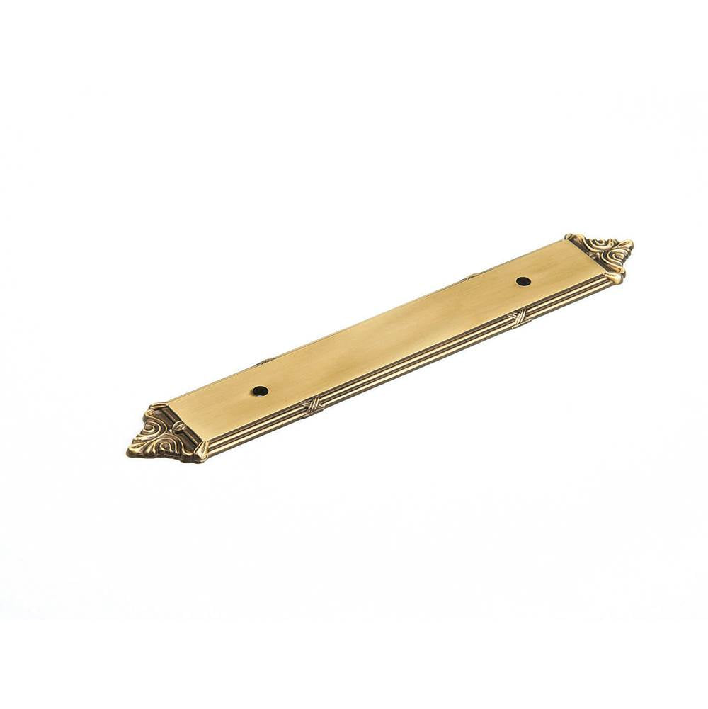 Schaub And Company - Backplate for Pull, Antique Light Polish 96 mm cc - Antique Light Polish
