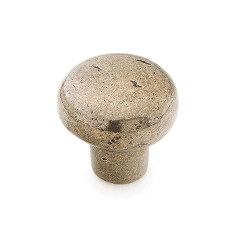 Schaub And Company - Knob, Italian Nickel, 1-3/8'' dia - Italian Nickel