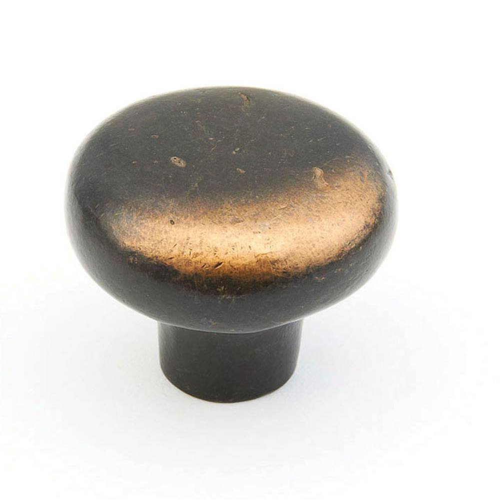 Schaub And Company - Knob, Antique Bronze, 1-5/8'' dia - Antique Bronze