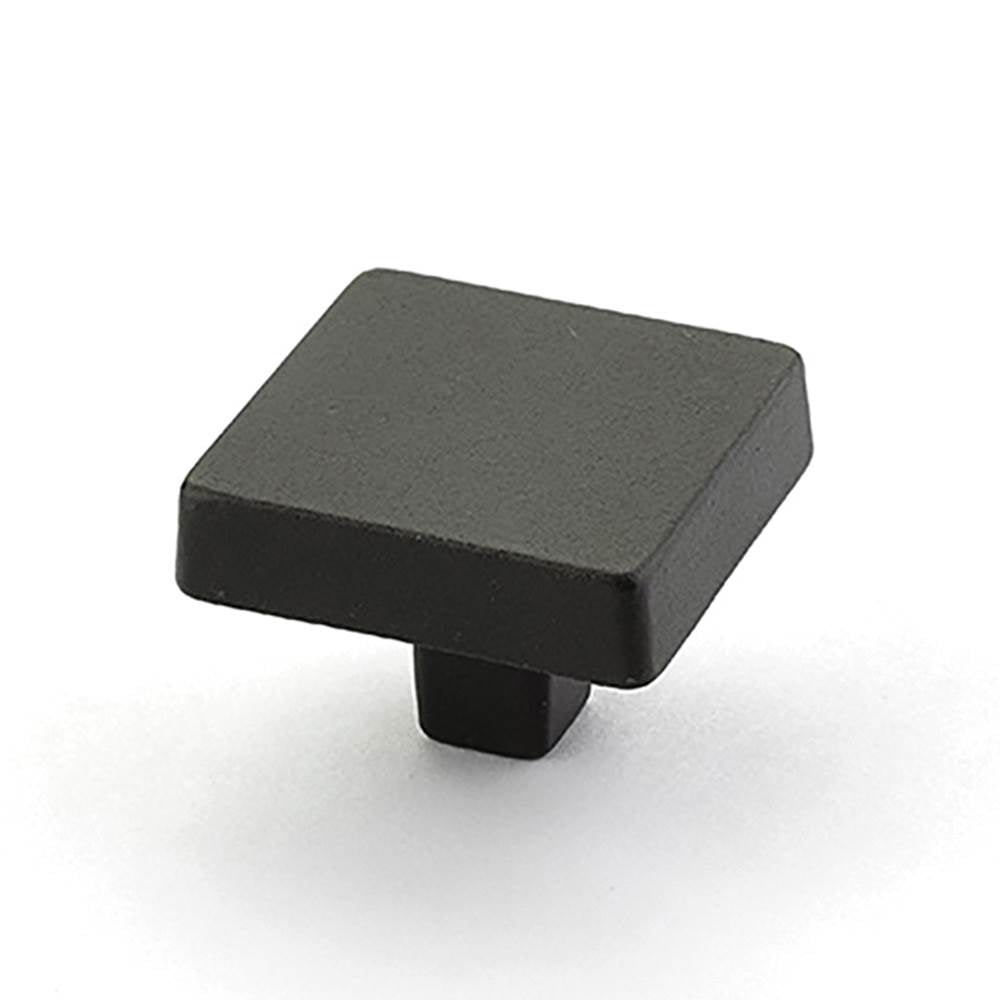 Schaub And Company - Knob, Square, Black Bronze, 1-3/4'' dia - Black Bronze