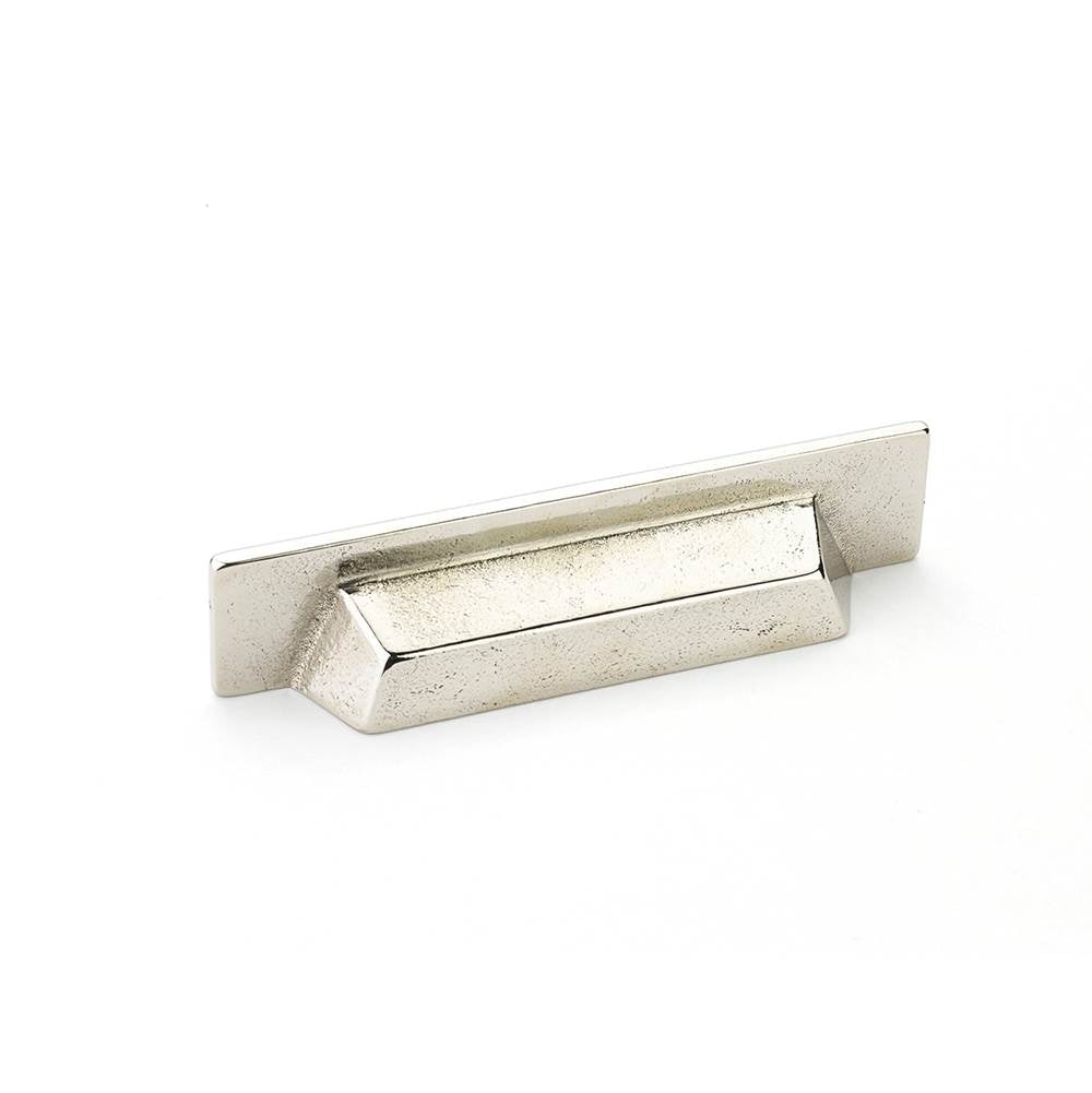 Schaub And Company - Cup Pull, Polished White Bronze, 96 mm cc - Polished White Bronze