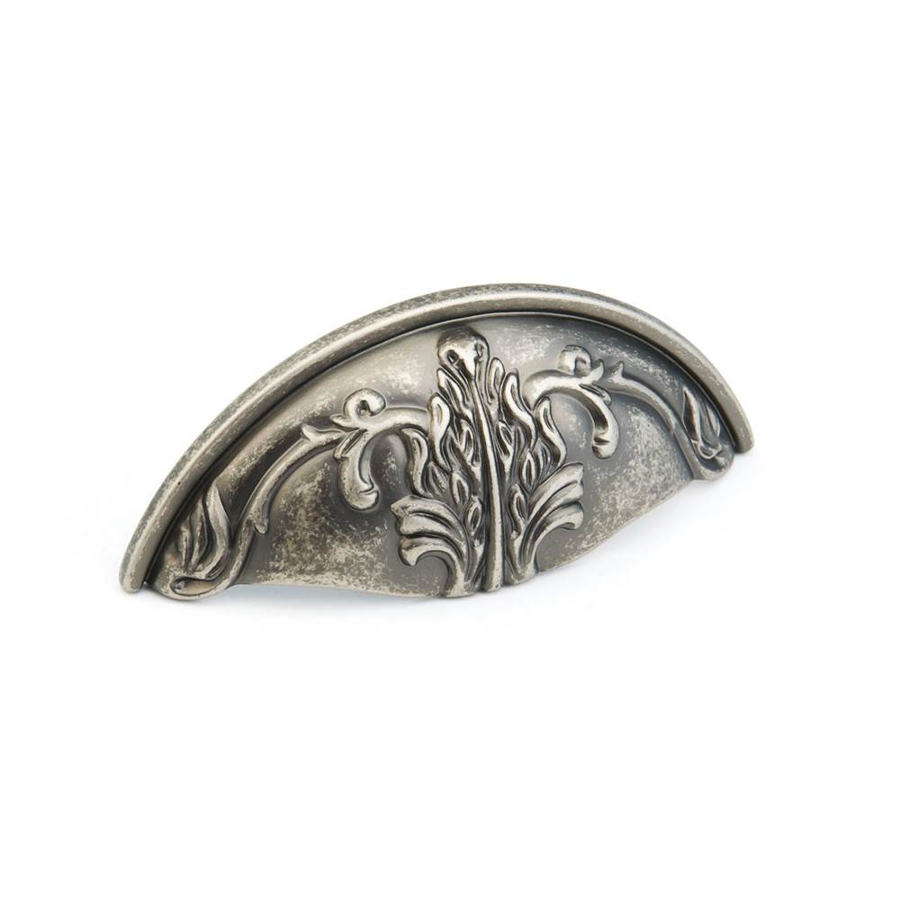 Schaub And Company - Cup Pull, Corinthian Silver, 3'' cc - Corinthian Silver