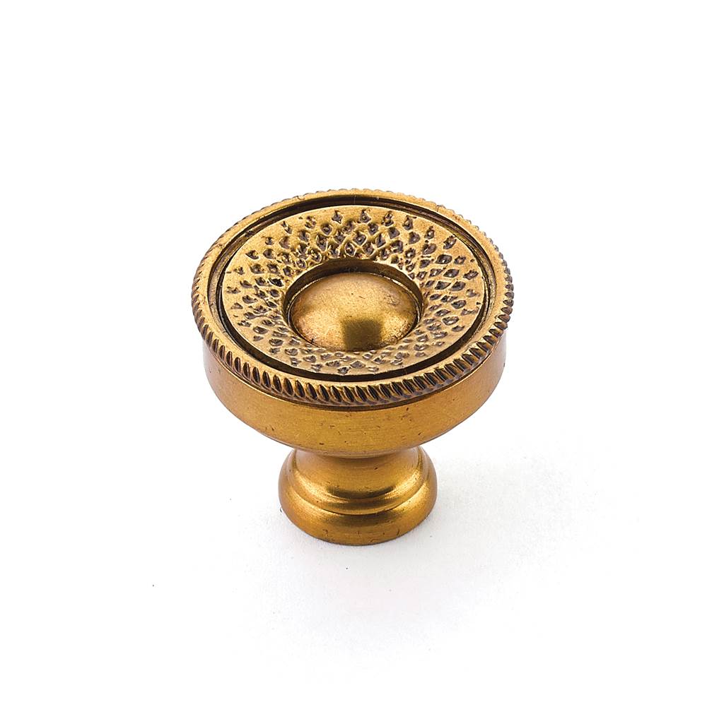 Schaub And Company - Knob, Paris Brass, 1-1.4'' dia - Paris Brass