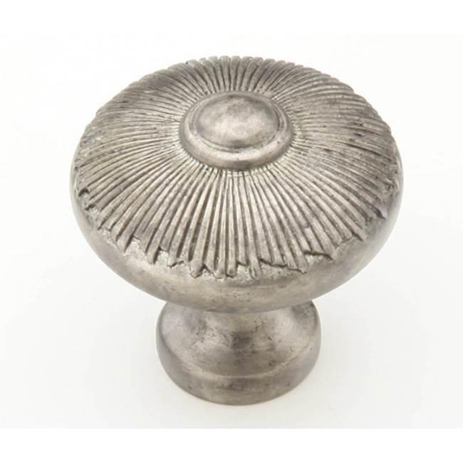 Schaub And Company - Knob, Silver Antique, 1-1/2'' dia - Silver Antique
