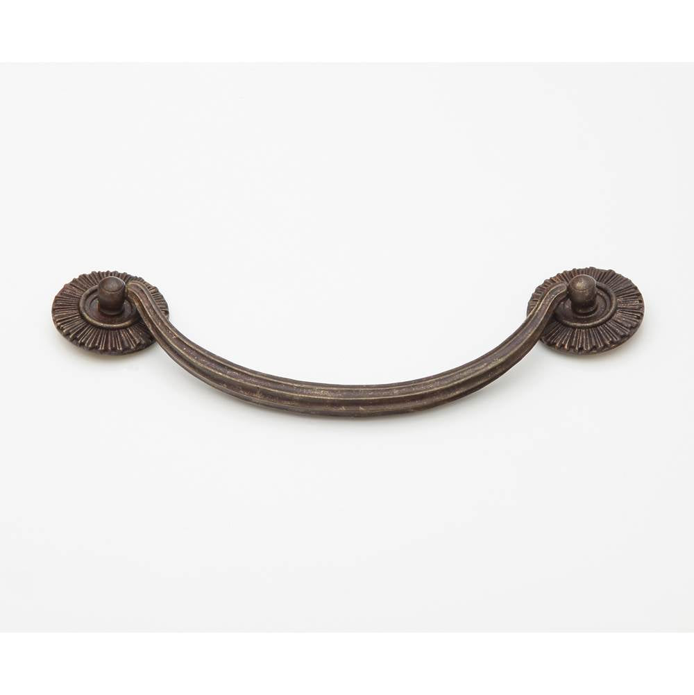 Schaub And Company - Bail Pull with rosettes, Highlighted Bronze, 5-1/2'' cc - Bronze