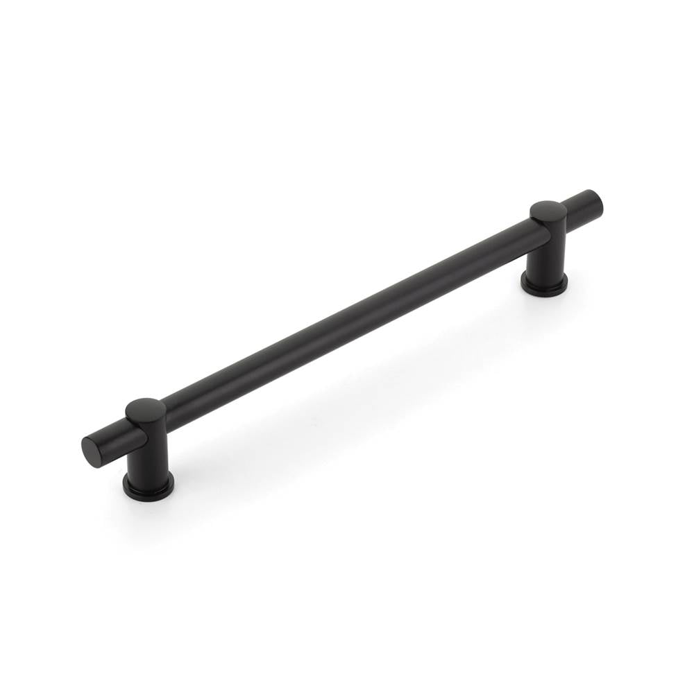 Schaub And Company - Fonce Appliance Pull, 12'' cc, with Matte Black - Matte Black