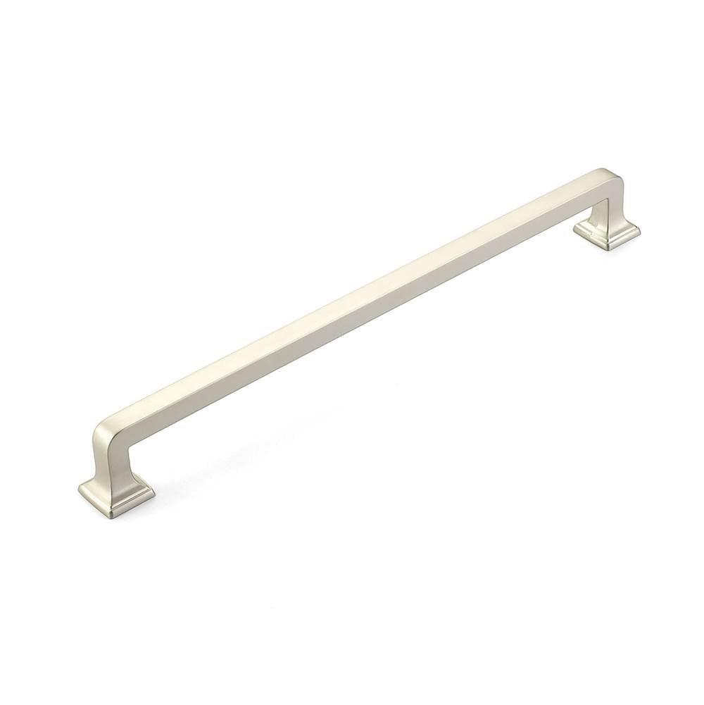 Schaub And Company - Back to Back, Appliance Pull, Satin Nickel, 15'' cc - Satin Nickel
