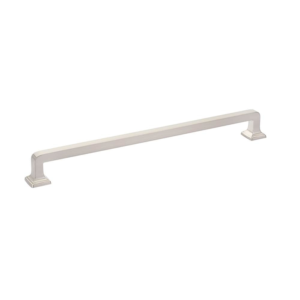 Schaub And Company - Back to Back, Appliance Pull, Brushed Nickel, 15'' cc - Brushed Nickel