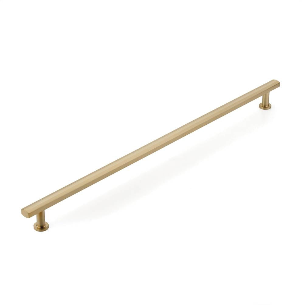 Schaub And Company - Concealed Surface, Appliance Pull, Signature Satin Brass, 24'' cc - Signature Satin Brass