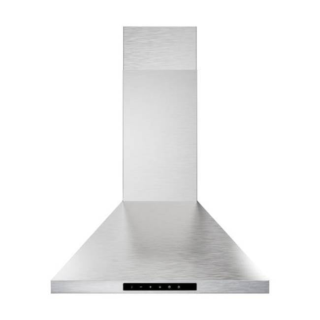 Sharp - 24 in. Wall Mount Chimney Range Hood - Stainless