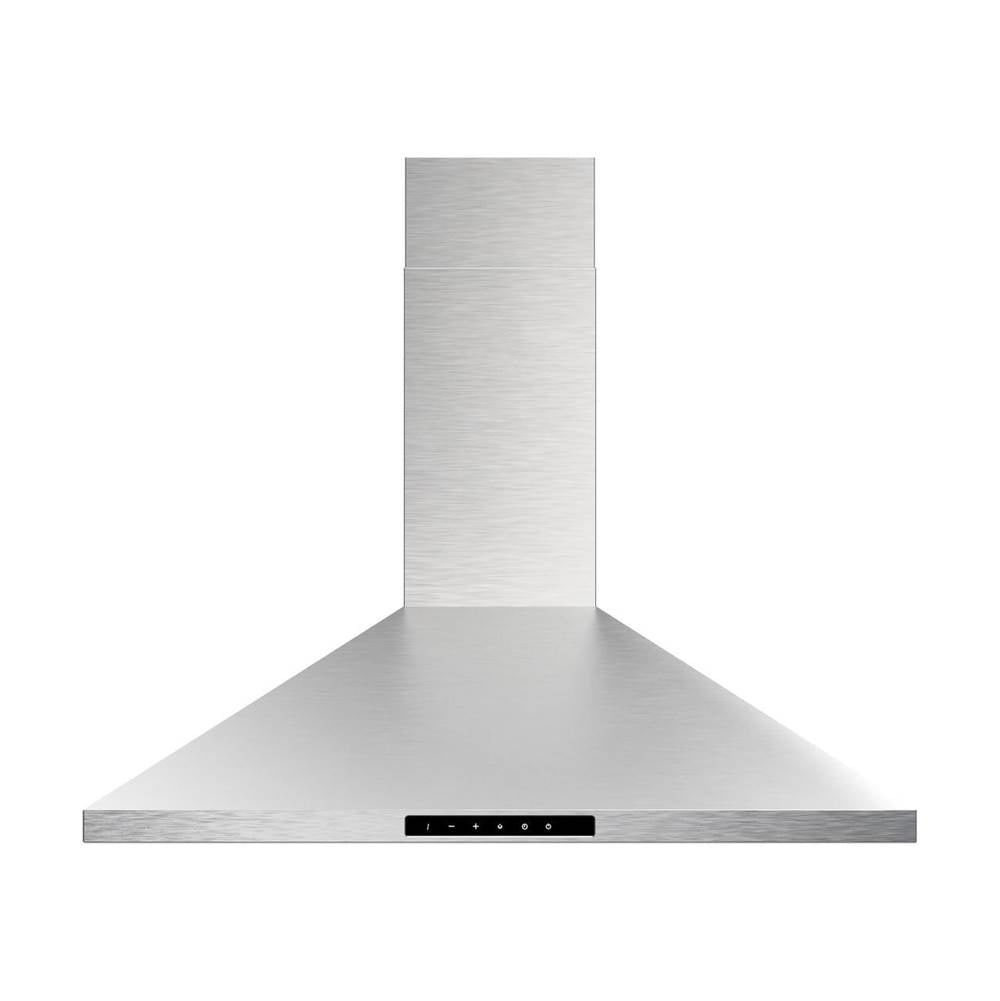 Sharp - 36 in. Wall Mount Chimney Range Hood - Stainless