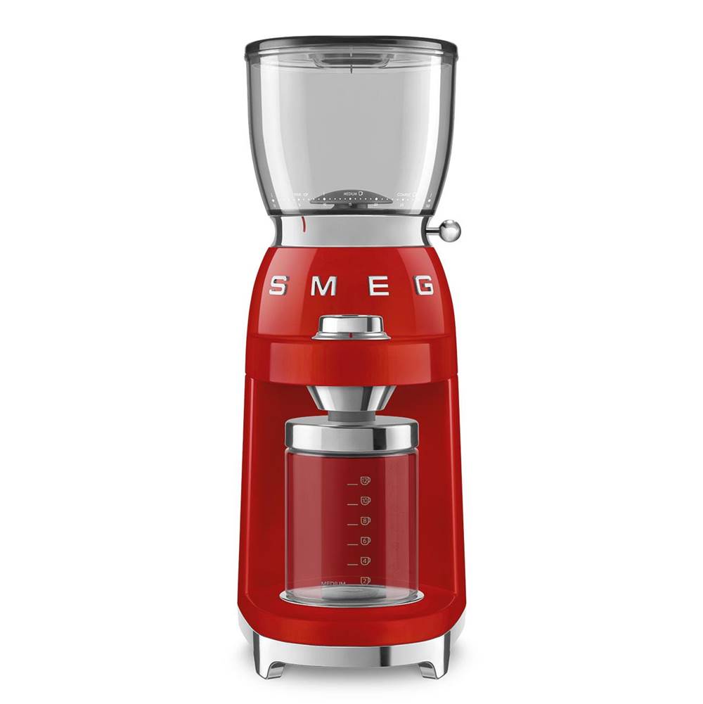 Smeg USA - 50's Retro Style Coffee Grinder - Red