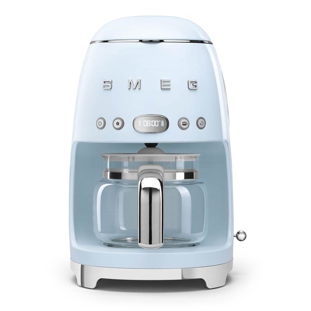 Smeg USA - 50's Retro Style 10 Cup Drip Filter Coffee Machine - Pastel Blue