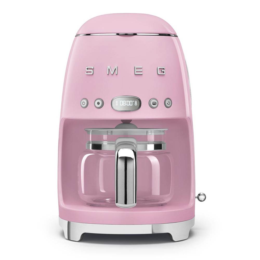 Smeg USA - 50's Retro Style 10 Cup Drip Filter Coffee Machine - Pink