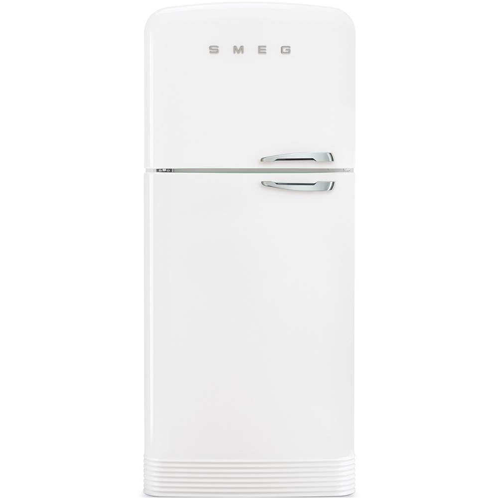 Smeg USA - FAB50 Retro Refrigerator w/ Bottom Freezer, LEFT HINGE - White