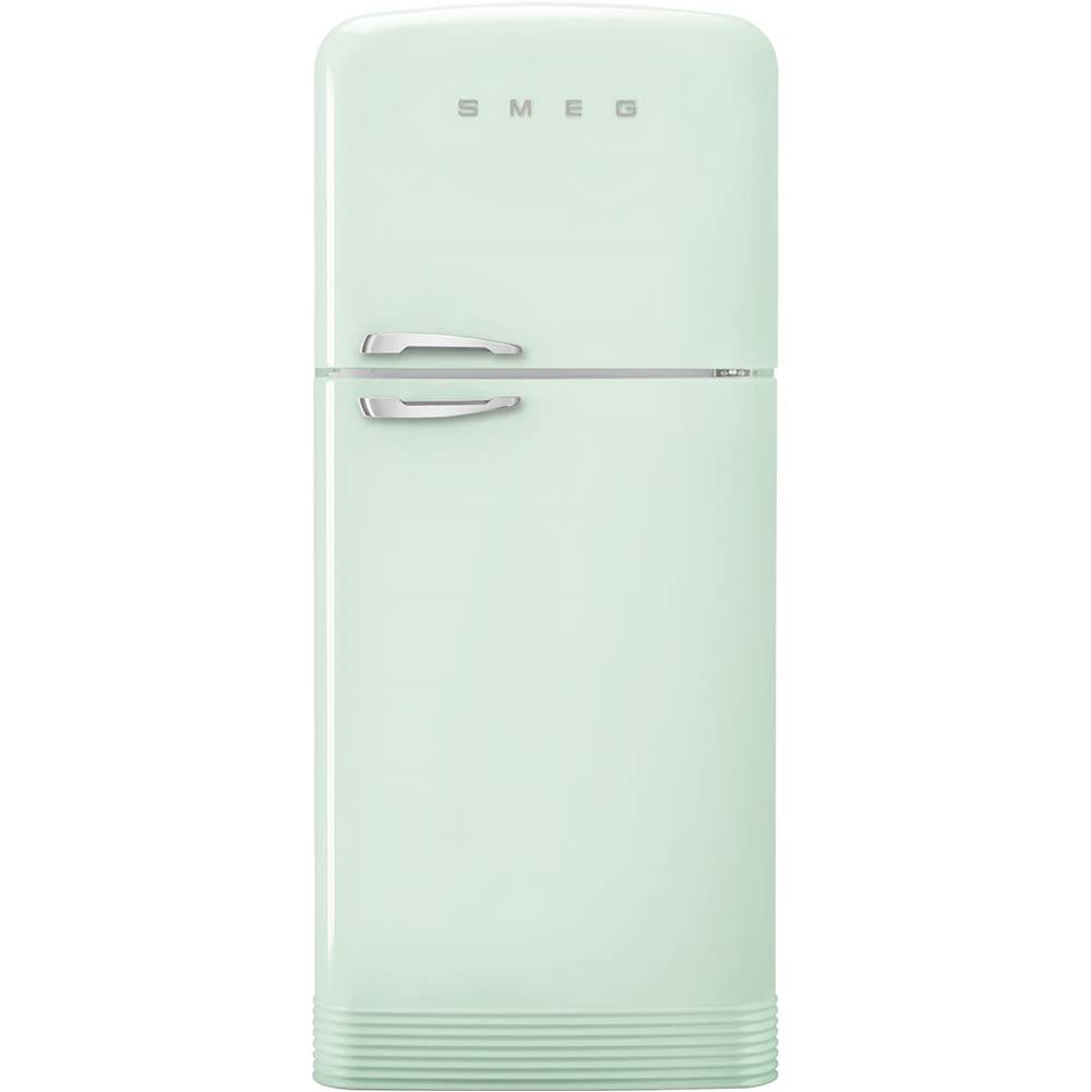 Smeg USA - FAB50 Retro Refrigerator w/ Bottom Freezer, RIGHT HINGE - Pastel Green