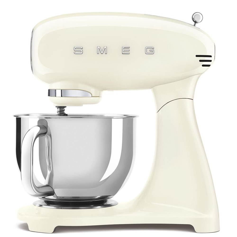 Smeg USA - 50's Retro Style Aesthetic Stand Mixer Single Color - Cream