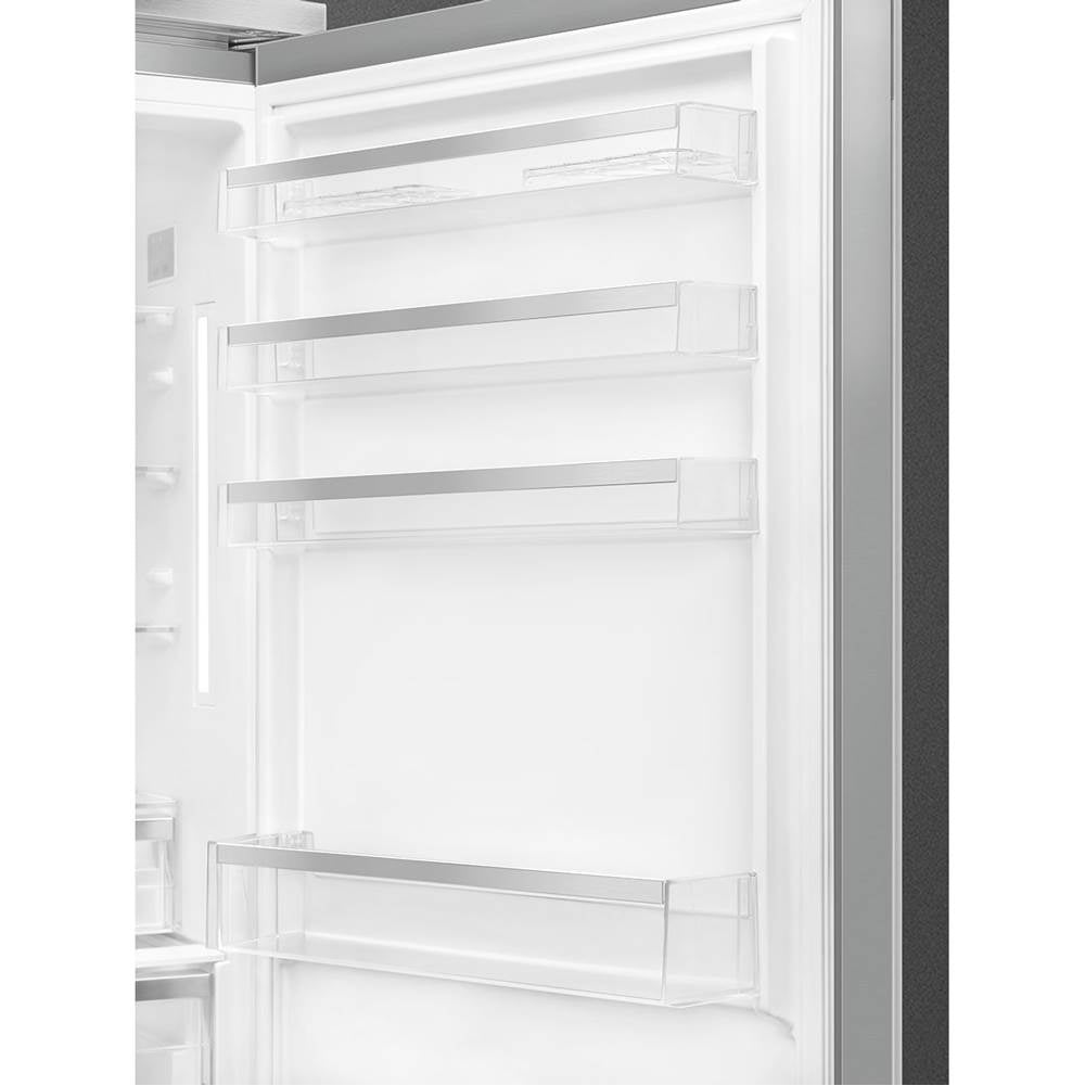 FA490 Portofino 70cm Refrig w/ Bottom Freezer. 18 cu ft. Anthracite. Right Hinge ONLY