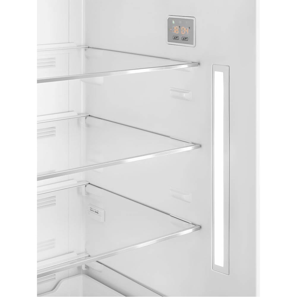 FAB38 Retro 70cm Refrig w/ Bottom Freezer. 18 cu ft. Black. Right Hinge