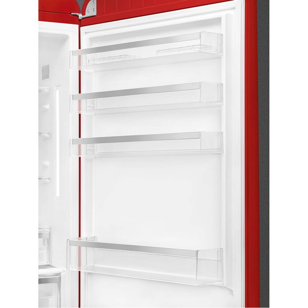 FAB38 Retro 70cm Refrig w/ Bottom Freezer. 18 cu ft. Black. Right Hinge
