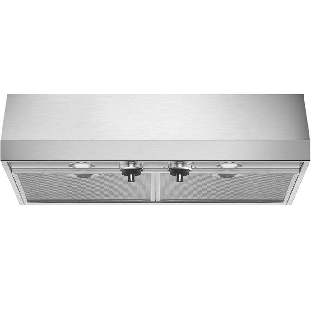 Smeg USA - Under-Cabinet 30'' Wall Vent Hood. 600 cfm. Vent or Recirc. Stainless Steel - Satin Stainless Steel