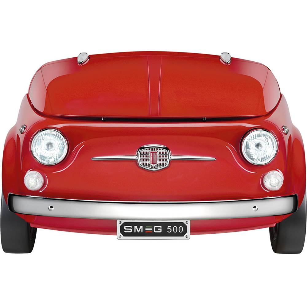 Smeg USA - Smeg500 Fiat Beverage Cooler. Red - Red