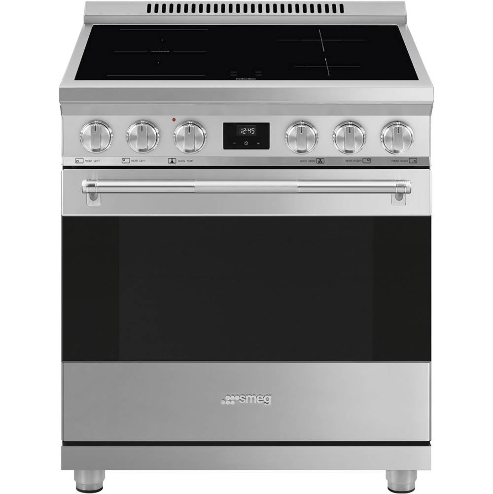 Smeg USA - Professional Range Series 30'' Induction Range. Stainless Steel - Stainless Steel
