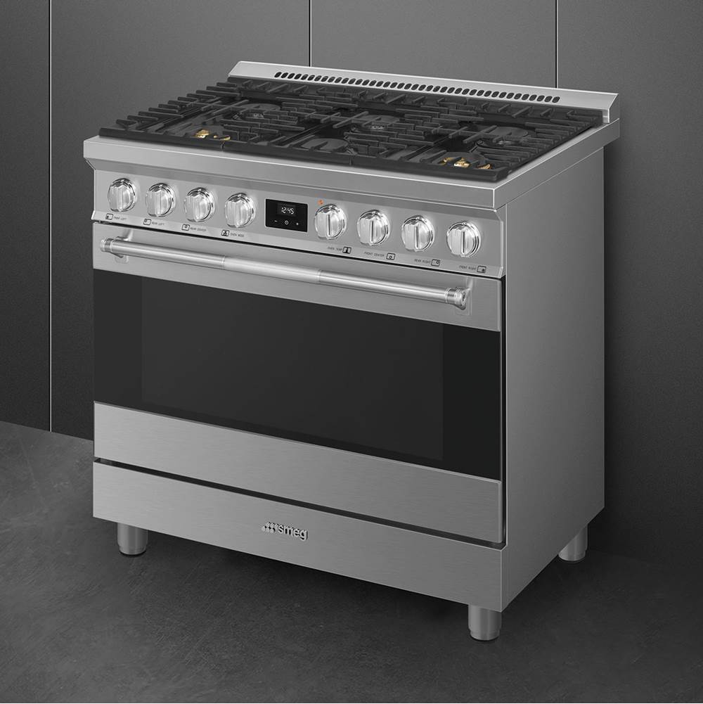 Professional Range Series 36'' Range. All Gas. Stainless Steel