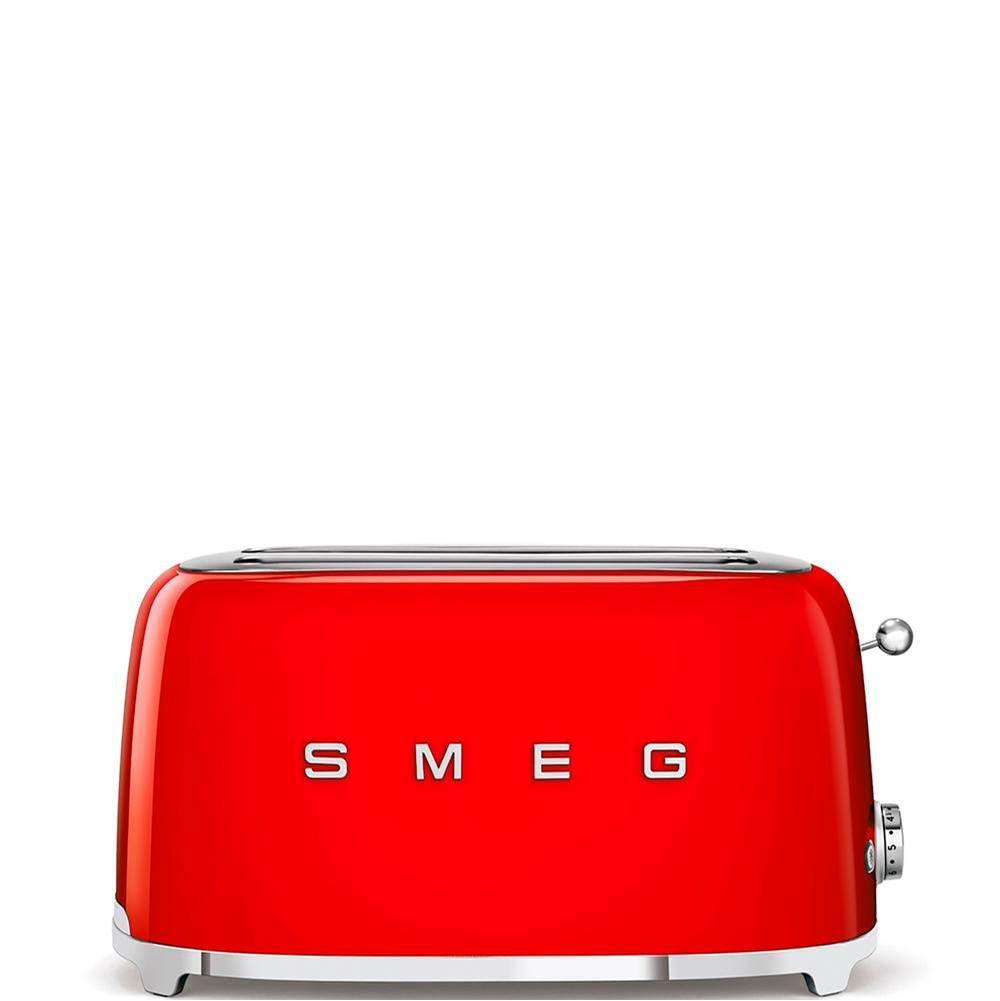 Smeg USA - 50's Retro Style Aesthetic 4 Slice Toaster - Red