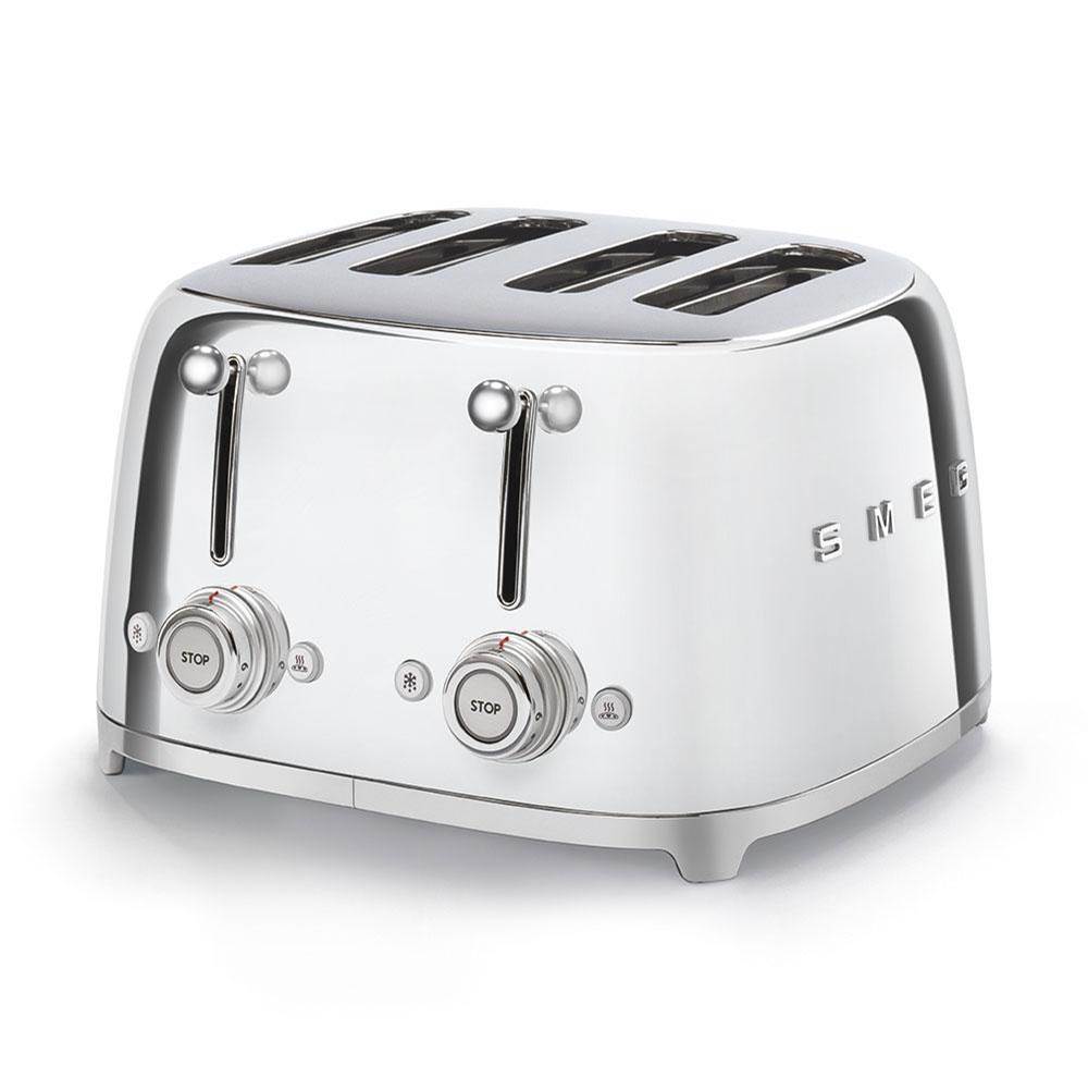 Smeg USA - 50's Retro Style 4X4 Toaster - Stainless Steel