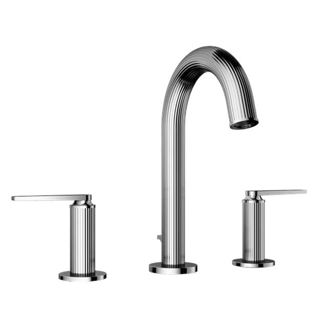 Santec - Widespread Lavatory Set - Polished Chrome