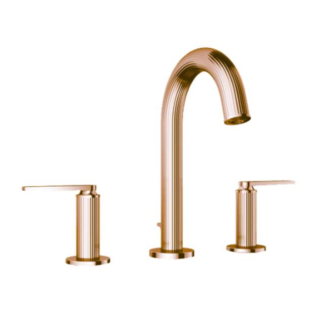 Santec - Widespread Lavatory Set - Polished Metallic Rose PVD