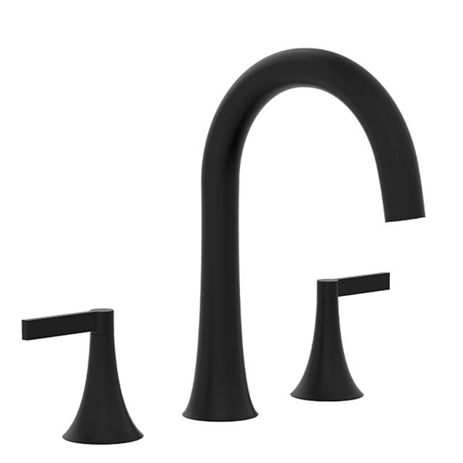 Santec - Widespread Lavatory Set - Matte Black