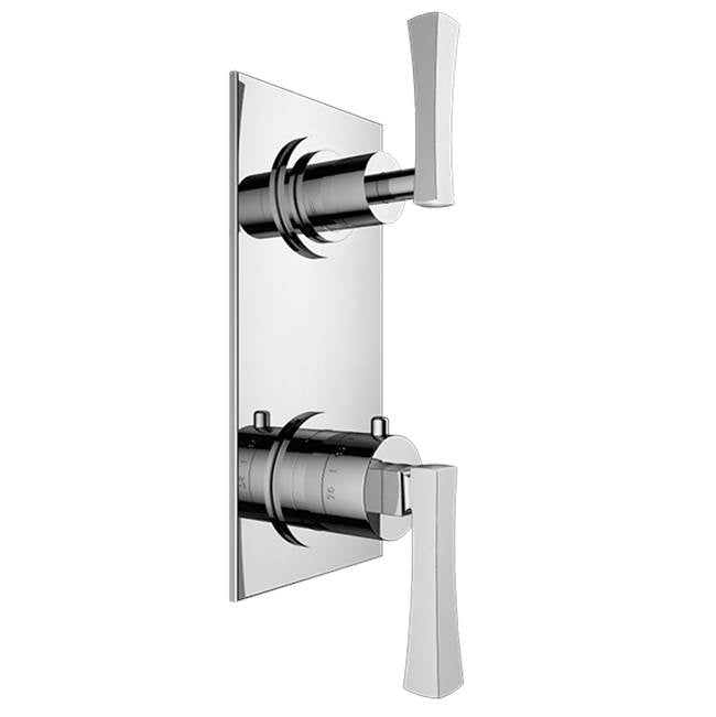 Santec - TRIM - 1/2'' Thermostatic Trim with One Way Volume Control - Satin Metallic Rose PVD