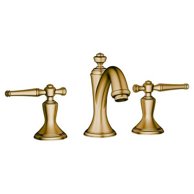 Santec - Widespread Lavatory Set - Radiant Satin Gold PVD