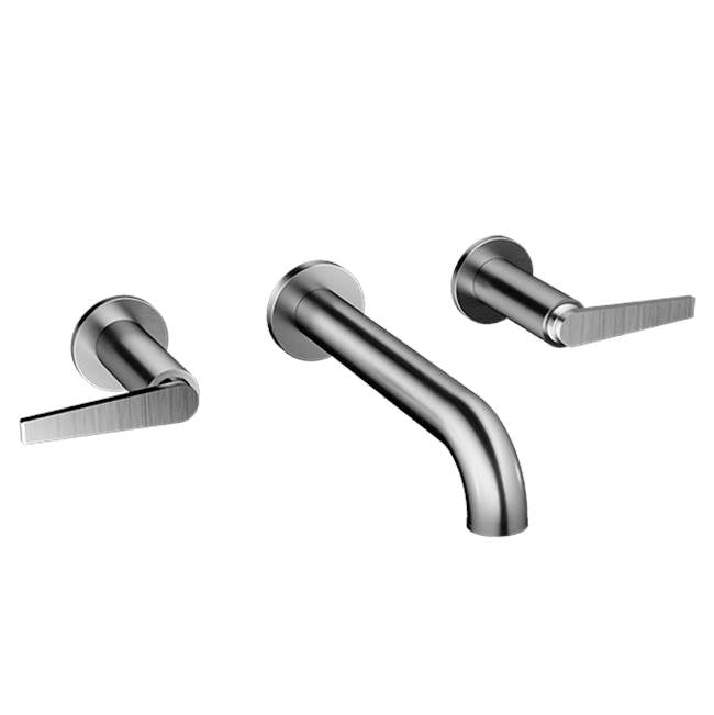Santec - Wall Mount Widespread Lavatory - Satin Nickel