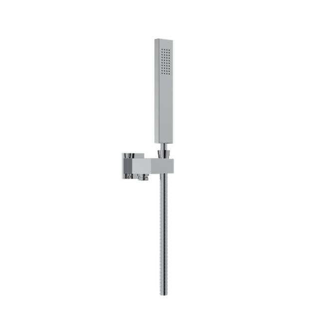 Santec - Hand Shower with Adjustable Bracket and Outlet - Satin Metallic Rose PVD