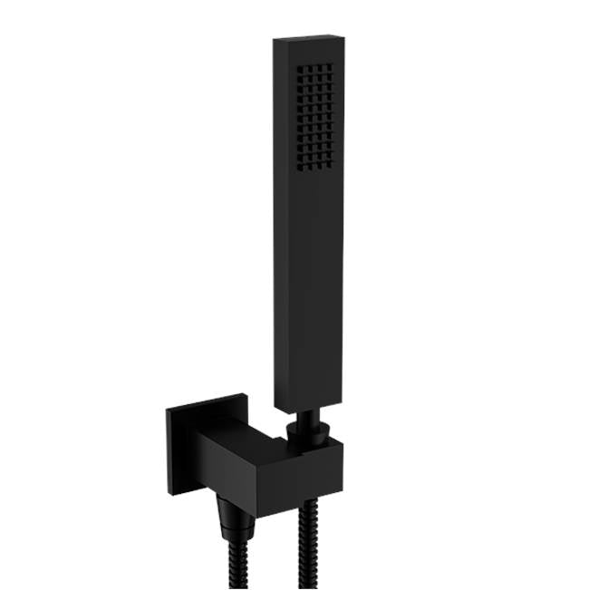 Santec - Hand Shower with Adjustable Bracket and Outlet - Matte Black
