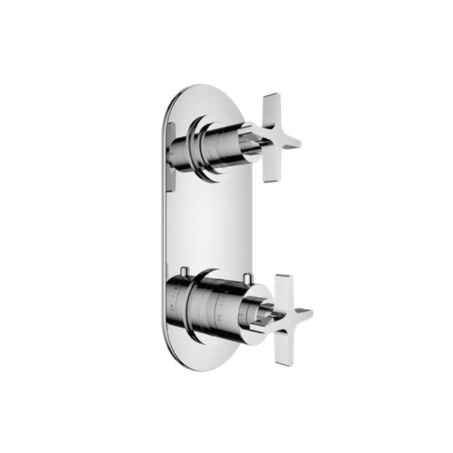Santec - TRIM - 1/2'' Thermostatic Trim with One Way Volume Control - Matte Black