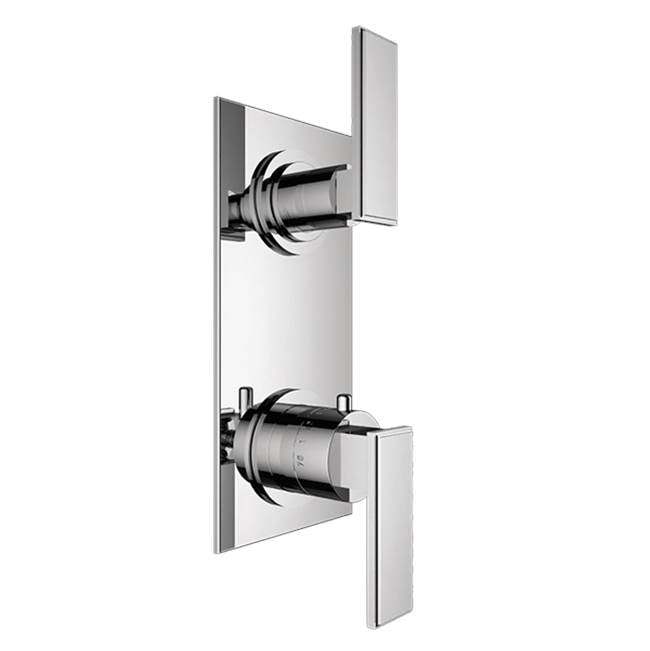 Santec - TRIM (Non-Shared Function) - 1/2'' Thermostatic Trim with Volume Control and 3-Way Diverter - Satin Metallic Rose PVD