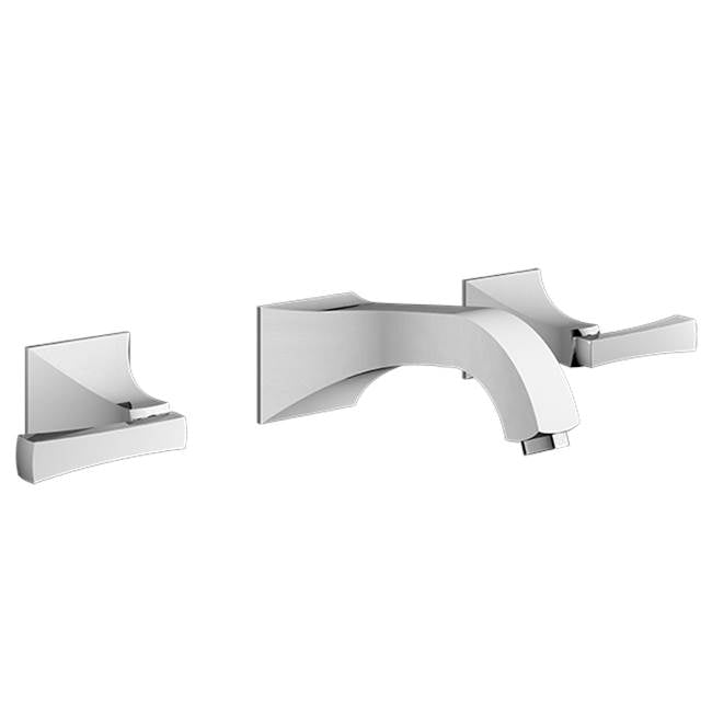 Santec - Wall Mount Widespread Lavatory - Satin Metallic Rose PVD