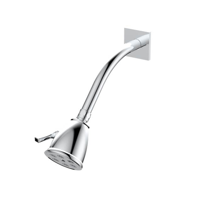 Santec - Standard 6 Port Showerhead with Arm and Flange - Satin Metallic Rose PVD
