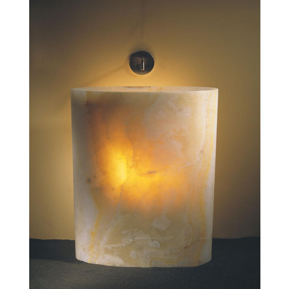 Stone Forest - Infinity Pedestal Sink - Multi-Color Onyx
