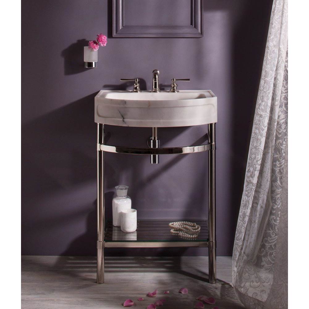 Stone Forest - Harbor Washbasin - luna bianca oro marble