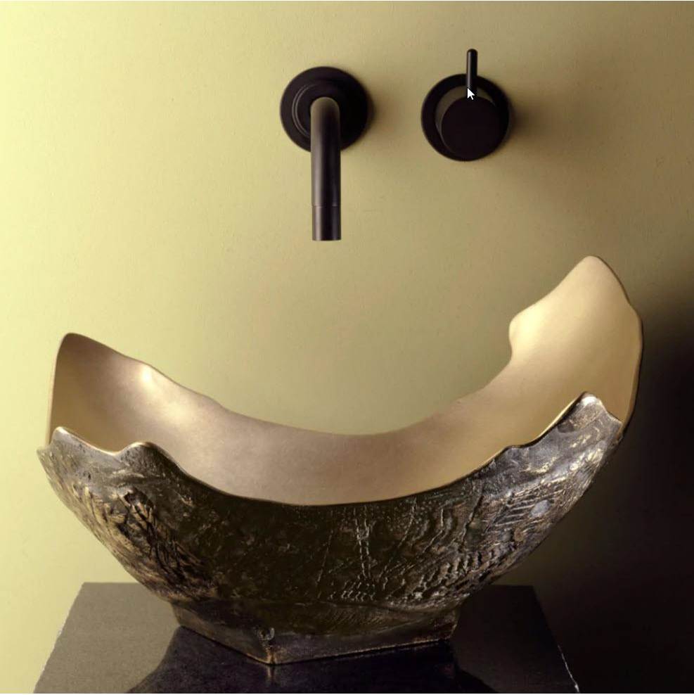 Stone Forest - Bronze Chalice - Golden Bronze Finish