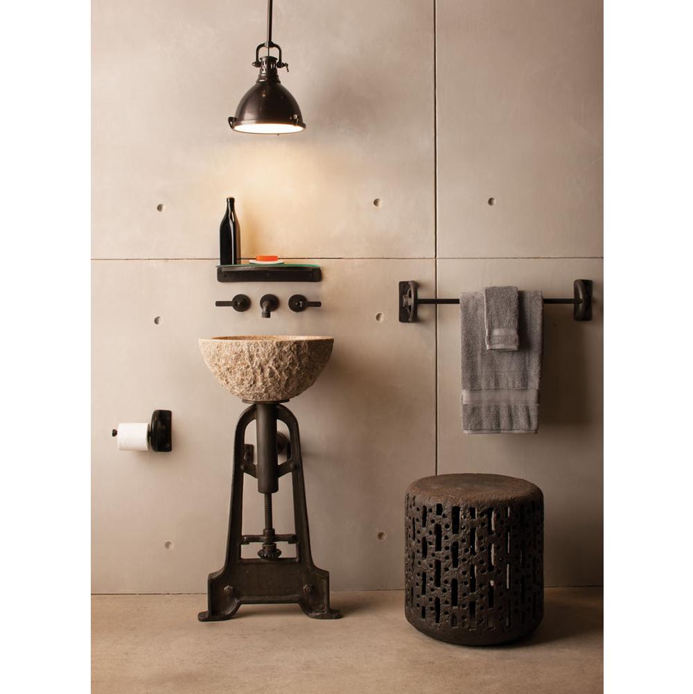 Stone Forest - Industrial Pedestal - Cast Iron